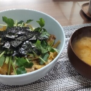 フライパン一つで♪ふわトロ親子丼